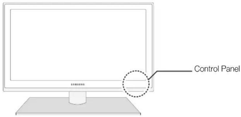 SAMSUNG UE55D6100SP - Viewing the Control Panel - 1