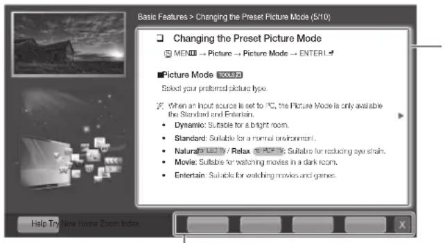 SAMSUNG UE55D6100SP - Viewing the Contents - 1