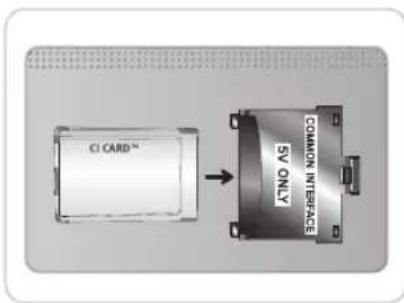 SAMSUNG UE55D6100SP - Uso della "SCHEDA Cl o Cl+ - 1