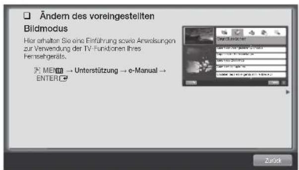 SAMSUNG UE55D6100SP - Verwendend der Hilfe - 1
