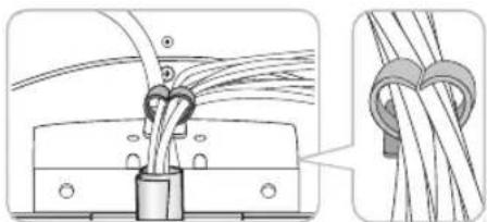 SAMSUNG UE55D6100SP - Assembling the Holder-Wire stand - 2