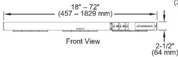 Hatco Ultra-Glo UGAL-66D - Dimensions — UGA-xxD, UGAL-xxD, UGAH-xxD, and UGAHL-xxD Models - 1