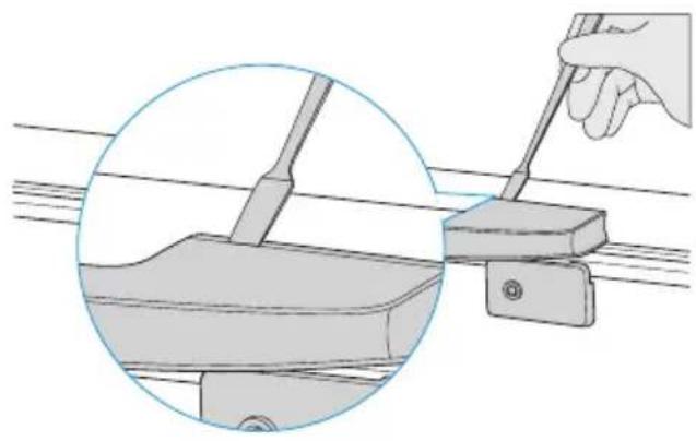 MIDEA MDRC207SLF01G - Remplacement de la poignée de porte - 2