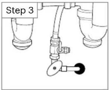 Brondell Cypress H630 - Installing the T-Valve type water supply fitting. - 5