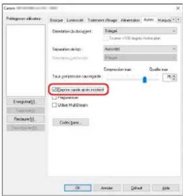 CANON imageFORMULA DR-M1060II - Procédure de paramétrage - 2