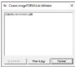 Canon imageFORMULA Utilitaire CANON LIBR Make a jour... Former