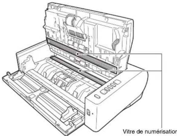 Vitre de numérisation