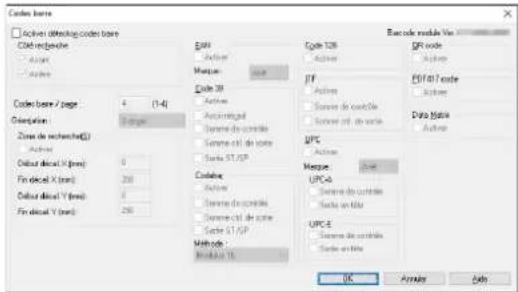 Code editor Active: editlog code editor Code editor Active Code editor Code base / page 4 (1-4) Orientation 30 degree Zone de recherche(G) Active Orbit maximal X (mm) For maximal X (mm) Orbit maximal Y (mm) For maximal Y (mm) EPA Active Marque Page 28 Active Accountingal Samee de contrôle Samee cital de texte Samee ST/SP Codebe Active Samee de contrôle Samee cital de texte Secte ST/SP Methodo: Modela 16 Epa 128 Active FP Active Samee de contrôle Samee cital de texte UPC Active Marque UPC-A Samee de contrôle Samee en file UPC-E Samee de contrôle Samee en file OK Apply Help