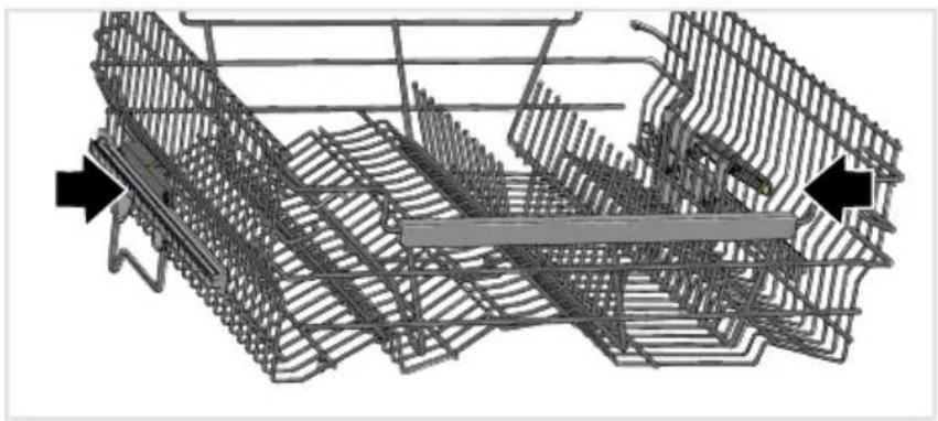 Atag DW7214SMB - Loweringtheupperbasket - 1