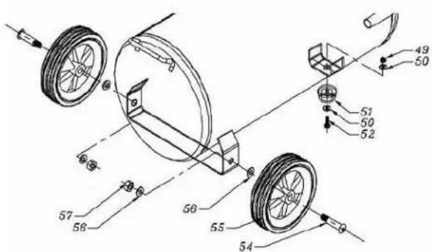 California Air Tools 8010 - Install the Wheel Kit - 1
