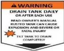California Air Tools 8010 - LOCATIONS OF IMPORTANT LABELS - 9