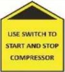California Air Tools 8010 - LOCATIONS OF IMPORTANT LABELS - 7
