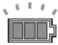 MAKITA DUC305 - Indicating the remaining battery capacity - 1