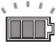 MAKITA DUC305 - Indikation af den resterende batteriladning - 1