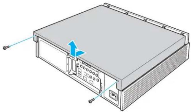 SONY Vaio VGX-XL302 - Pour retirer le panneau supérieur - 1