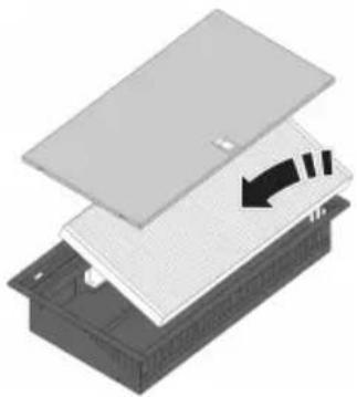 Atag HIDD28471SVI - Remplacementdufiltrederecirculation(lorsdel'utilisationdela boîtederecirculation) - 1