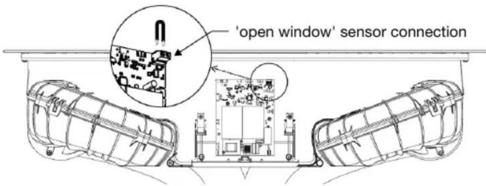 Atag HIDD28471SVI - Connectingan'openwindow'sensor - 1