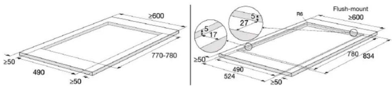 Atag HIDD28471SVI - Cut-outintheworktop - 1