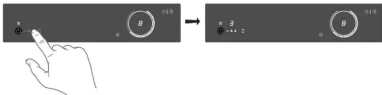 Atag HIDD28471SVI - Settingtheextractionlevelmanually: - 1
