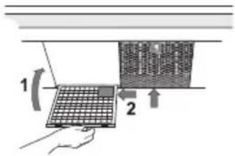 Atag WS90212MX - Vetfilterterugplaatsen - 1