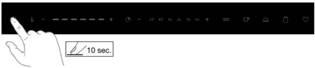 Atag WD1774M - Sabbath mode - 1