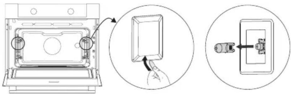 Atag ZX66121C - Remplacer la lampe du four - 4