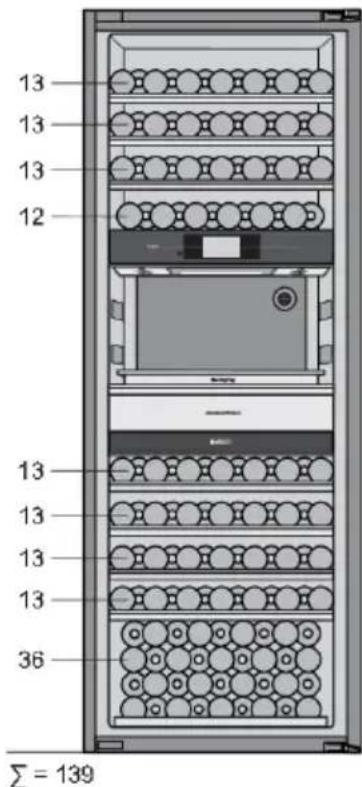 Atag KA8074K3C - Appliance capacity - 1
