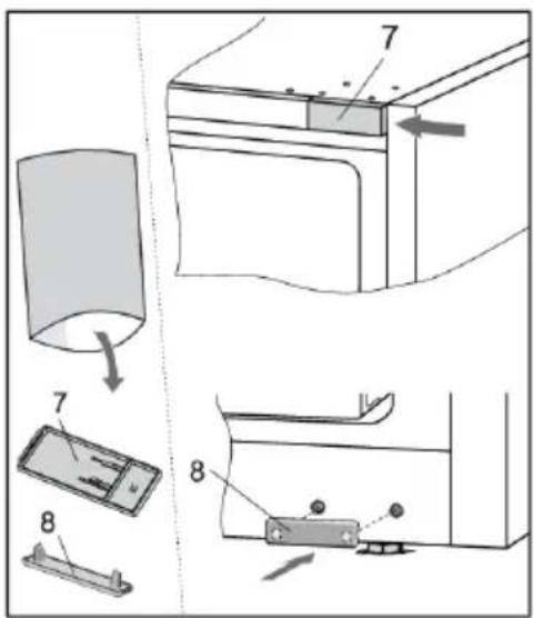 Atag KA8074K3C - Reversing the door opening direction - 2