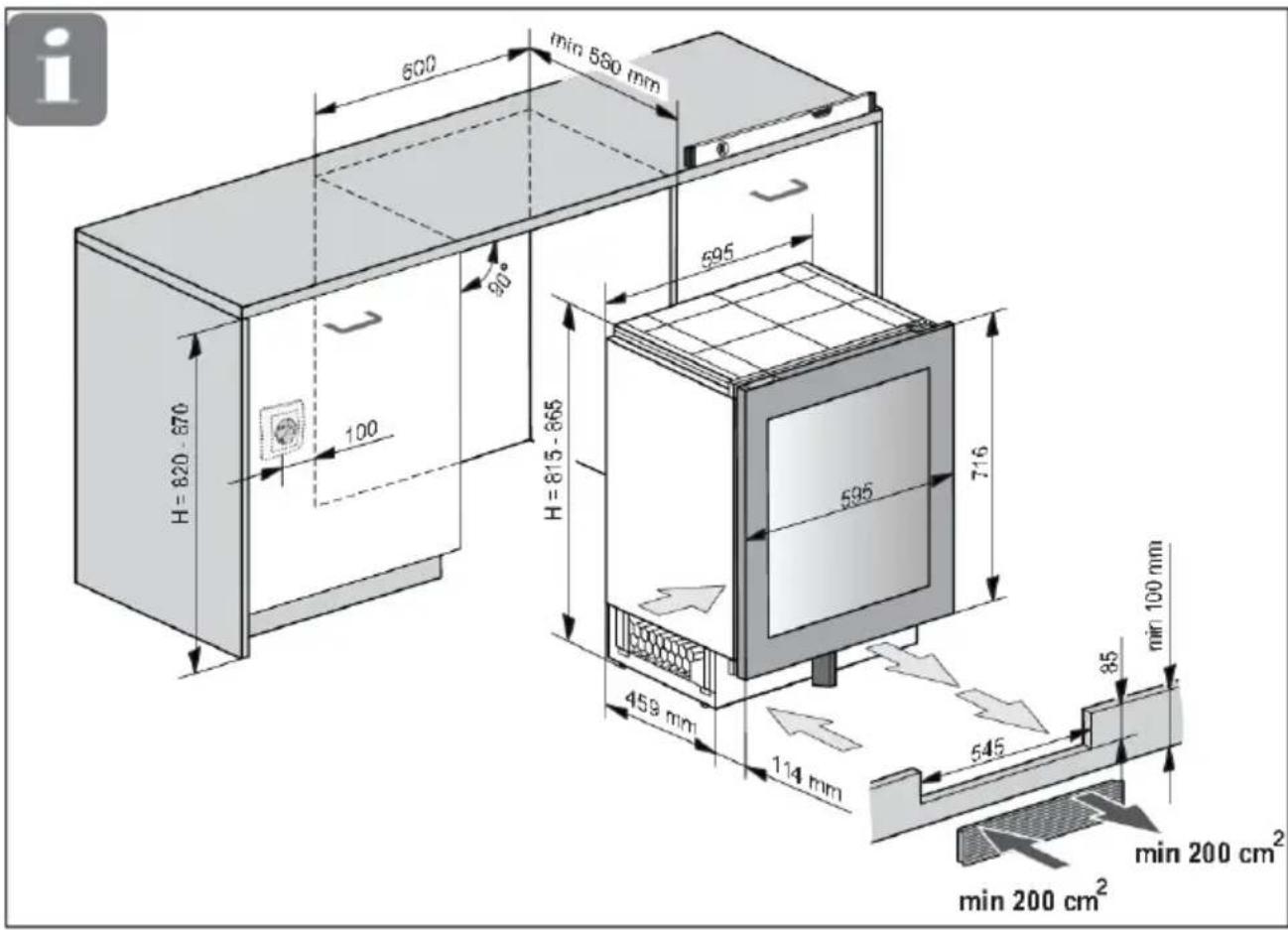 Atag KU8574K2C - Aufstellung und Anschluss - 1