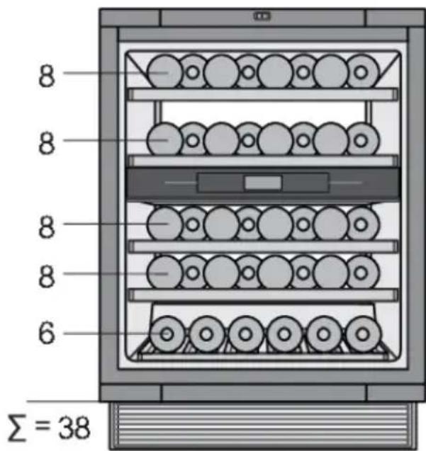 Atag KU8574K2C - 2-layeredglassdoorwithUVfilter(12) - 1