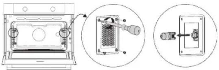 Atag CX4695C - Ofenbeleuchtung austauschen - 4
