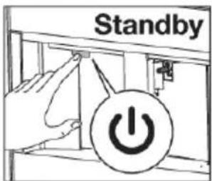 Atag CM4585M - Réglagedevotremachinesur « Standby » et « Off » - 1