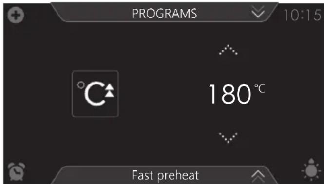 Atag CSX4685M - Using fast preheat - 1