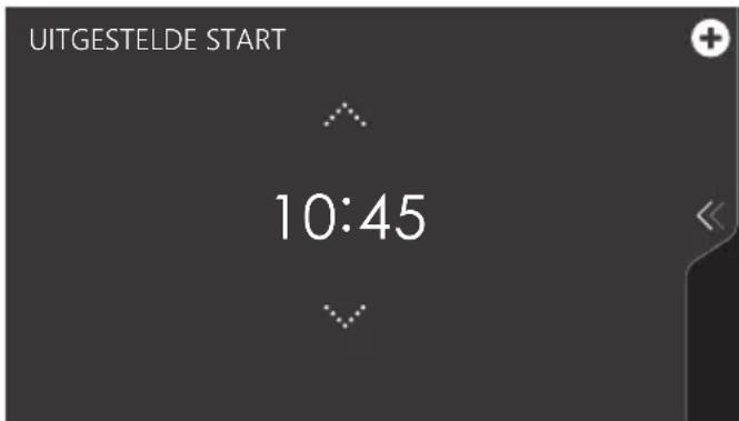 Atag CSX4685M - Een uitgestelde starttijd instellen - 1