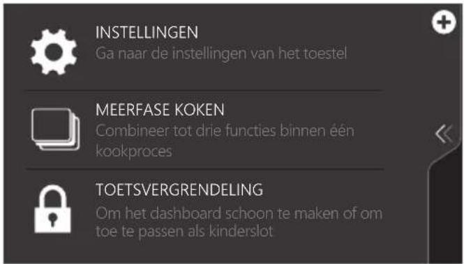 Atag CSX4685M - Gebruik van het 'Plus' menu - 2
