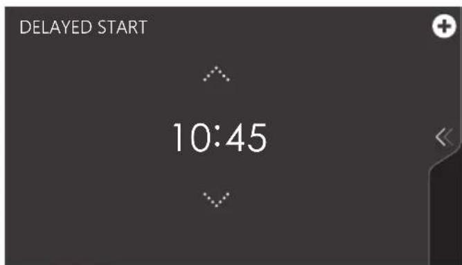 Atag CSX4685M - Setting a delayed start time - 1
