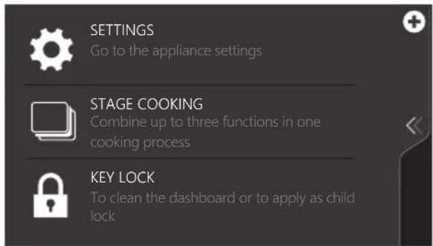 Atag CSX4685M - Settings - 1