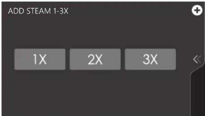 Atag CSX4685M - Add steam 1-3X - 2