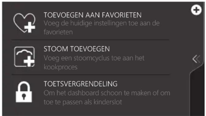 Atag CSX4685M - Gebruik van het 'Plus' menu - 4