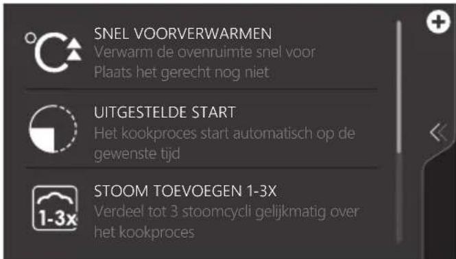 Atag CSX4685M - Gebruik van het 'Plus' menu - 3