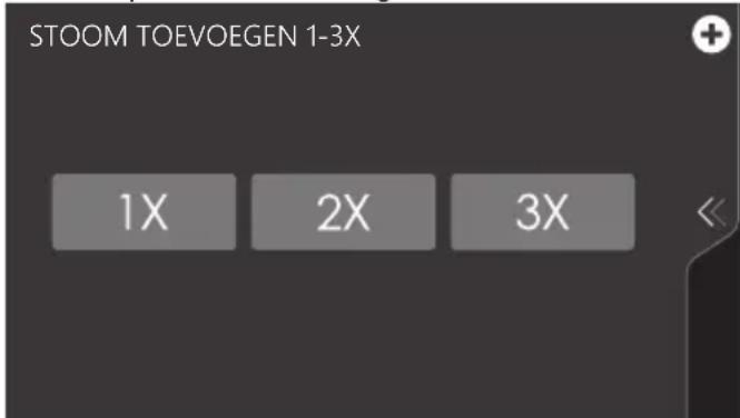 Atag CSX4685M - Stoom toevoegen 1-3X - 3