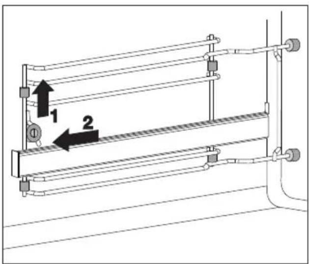 Atag CSX4685M - Removing and cleaning the guide rails - 2