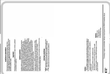 Scanned document page with redacted sections and a central text block, likely a form or official record.