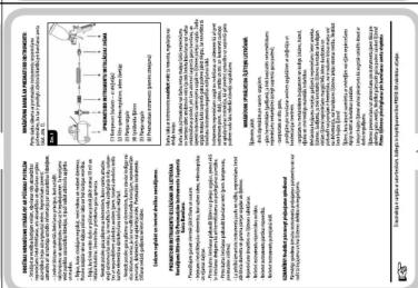 Scanned document page with Chinese text, a diagram of a person holding a sign, and a table of contents about the same items.