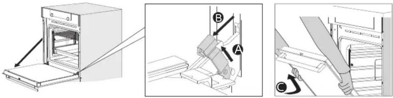 Atag OX6695C - Ovendeur verwijderen - 1