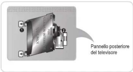 SAMSUNG UE46D6000TP - Collegamento dell'adattatore di schede CI - 1