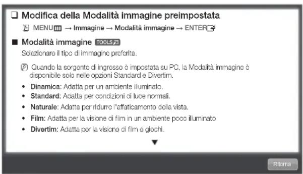 SAMSUNG UE46D6000TP - Visualizzazione dei contenuti - 1