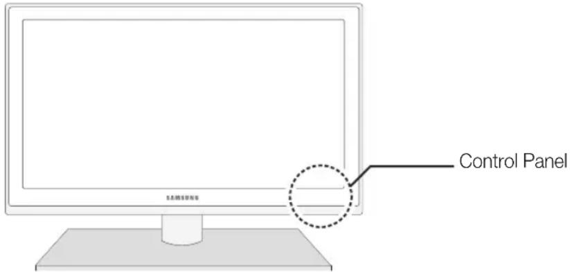 SAMSUNG UE46D6000TP - Viewing the Control Panel - 1