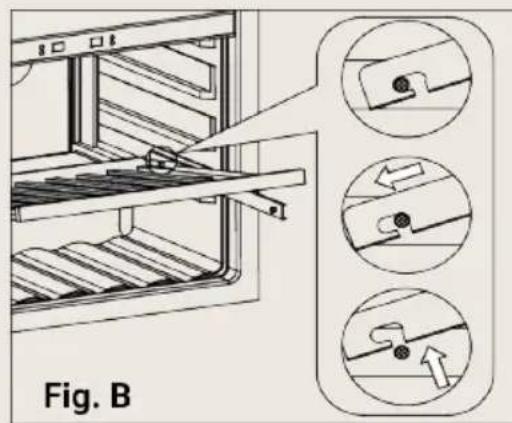 BORETTI MLWC82ZGAN - Removing the shelf - 2