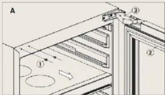 BORETTI MLWC82ZGAN - How to change the door opening - 1